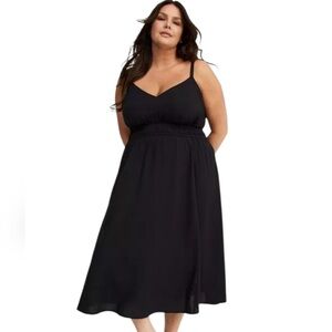 Torrid Black Midi Dress